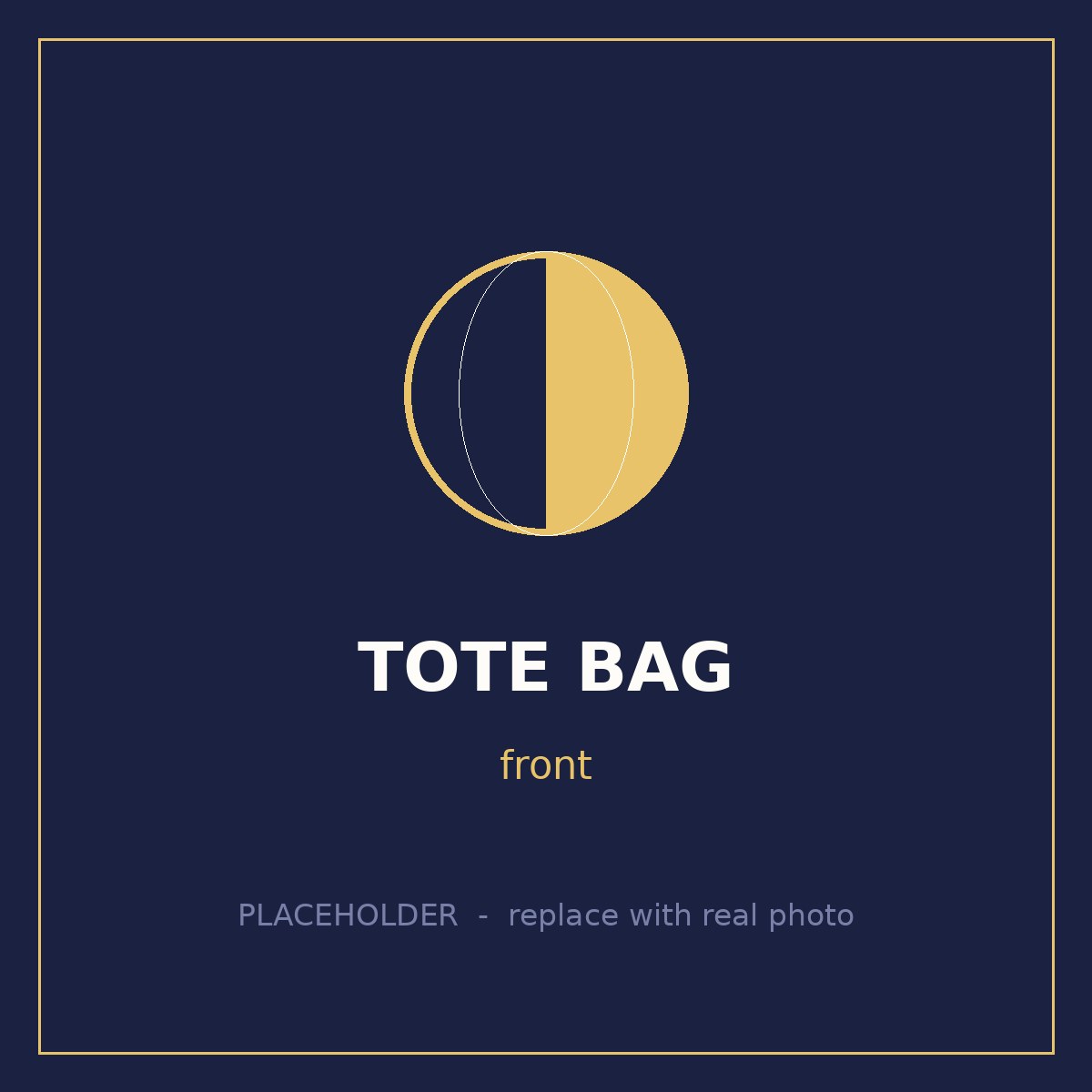 Yume Moon Logo Canvas Bag